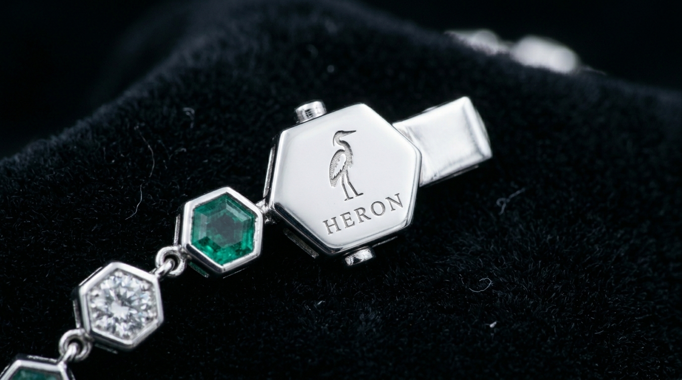 Heron hex clasp detail